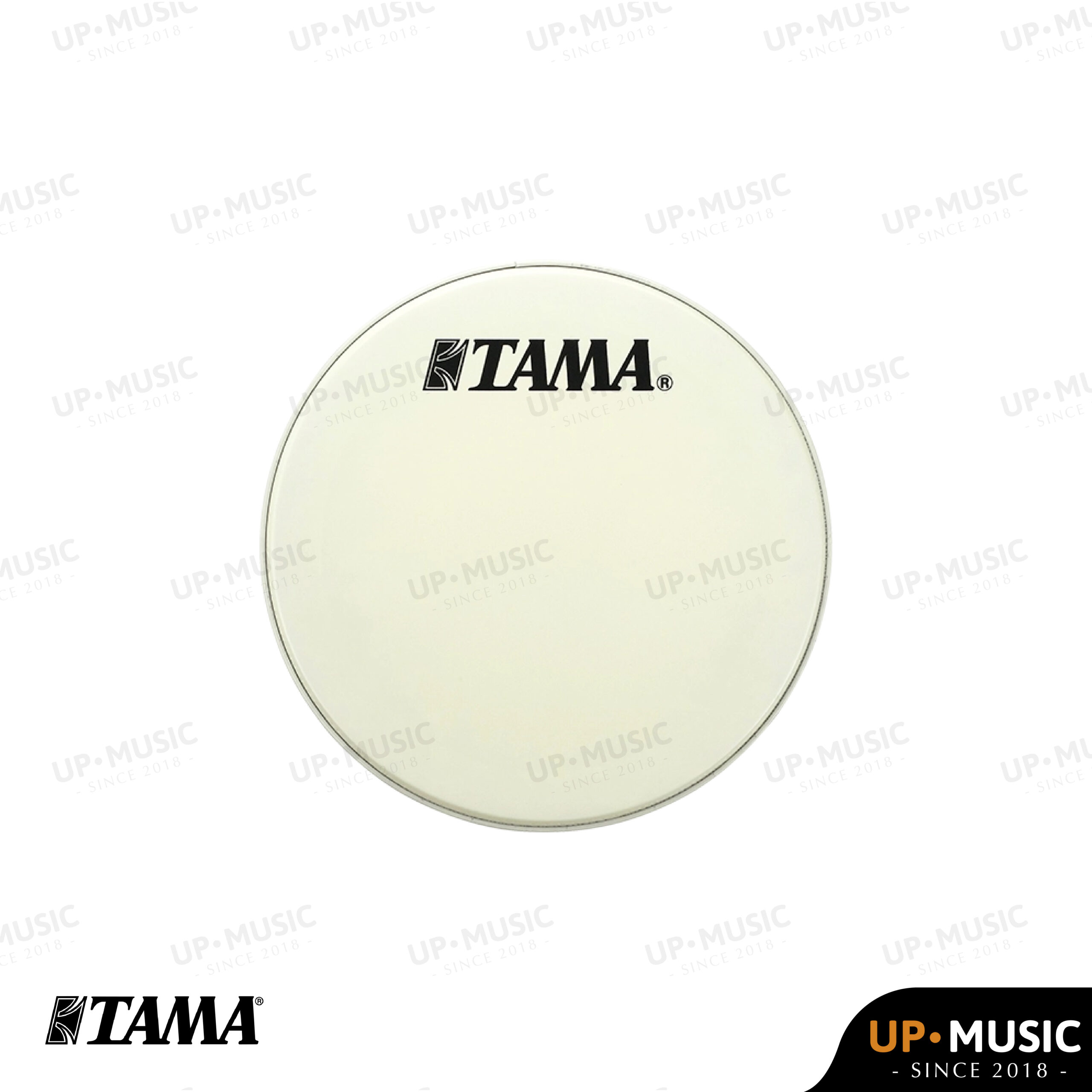 TAMA White Coated Heads TAMA Logo