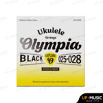 สายอูคูเลเล่ Olympia EXPLORE Black Nylon 25-28 - Image 2