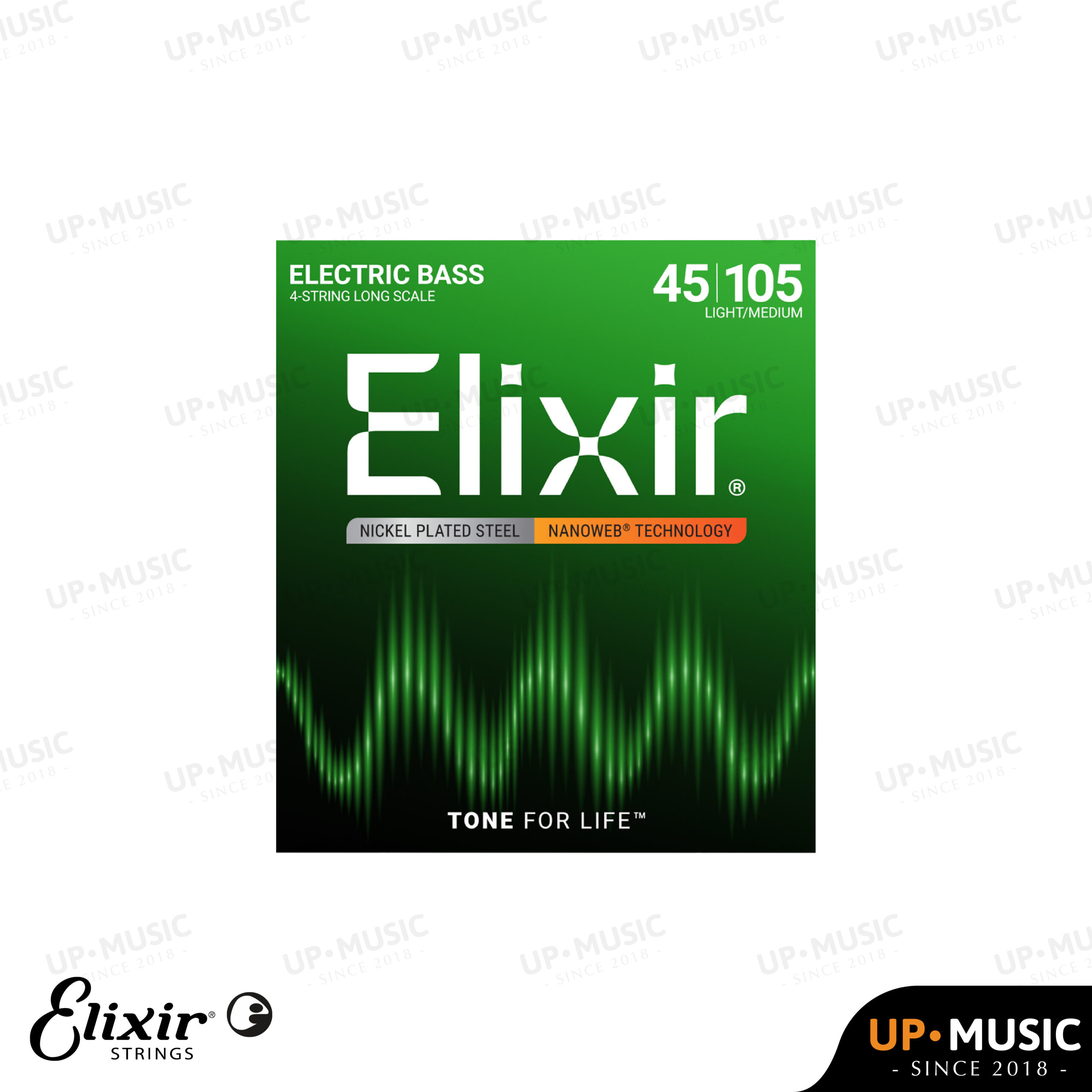 Elixir Nanoweb Nickel Plated Steel 45-105