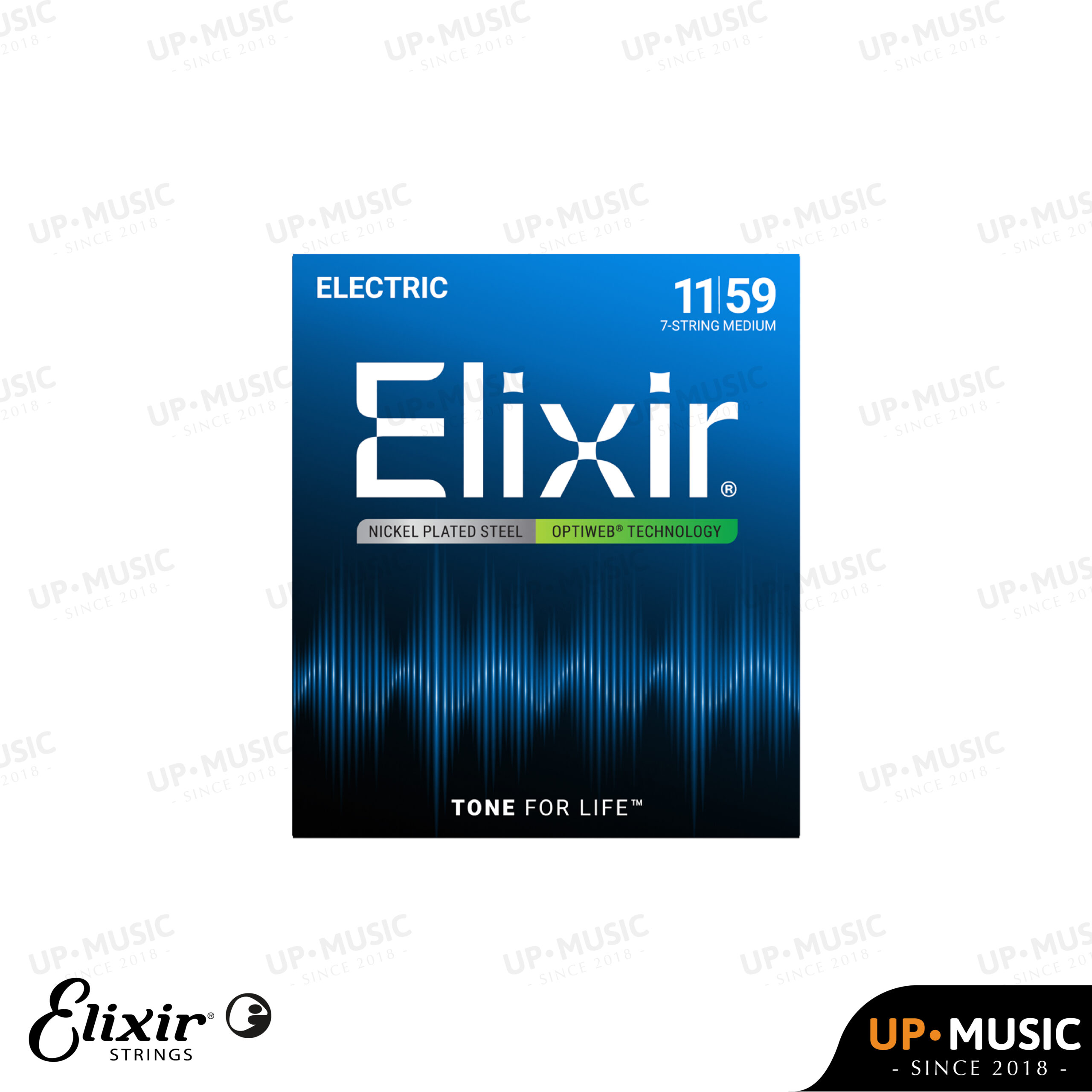 Elixir Optiweb Nickel Plated Steel 11-59