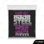 สายกีตาร์ไฟฟ้า Ernie Ball Slinky Stainless Steel 11-48 - Image 2