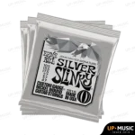สายกีตาร์ไฟฟ้า Ernie Ball John Mayer Silver Slinky Signature Electric Guitar Strings 10.5-47 - Image 5